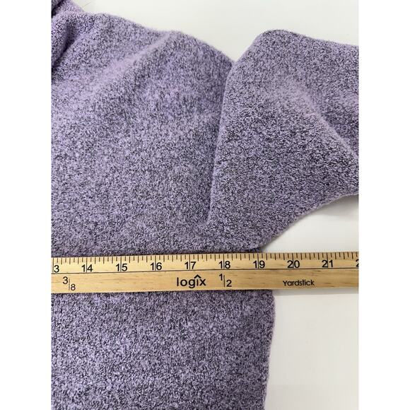 Sigrid Olsen Sport Womens Sweater Size Large Orch Bloom Purple Crowl Neck NWTs - Picture 9 of 12